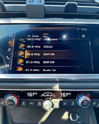 Audi Q3 cena 114700 przebieg: 77000, rok produkcji 2019 z Kobyłka małe 379